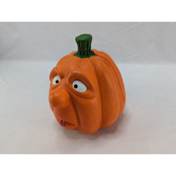Rare 1988 Hyman Halloween Pumpkin Used Htf Decor - Picture 8 of 11